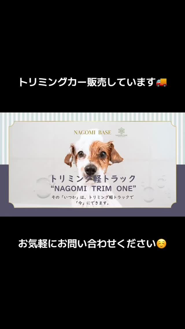 トリミングカーを販売しております🐾