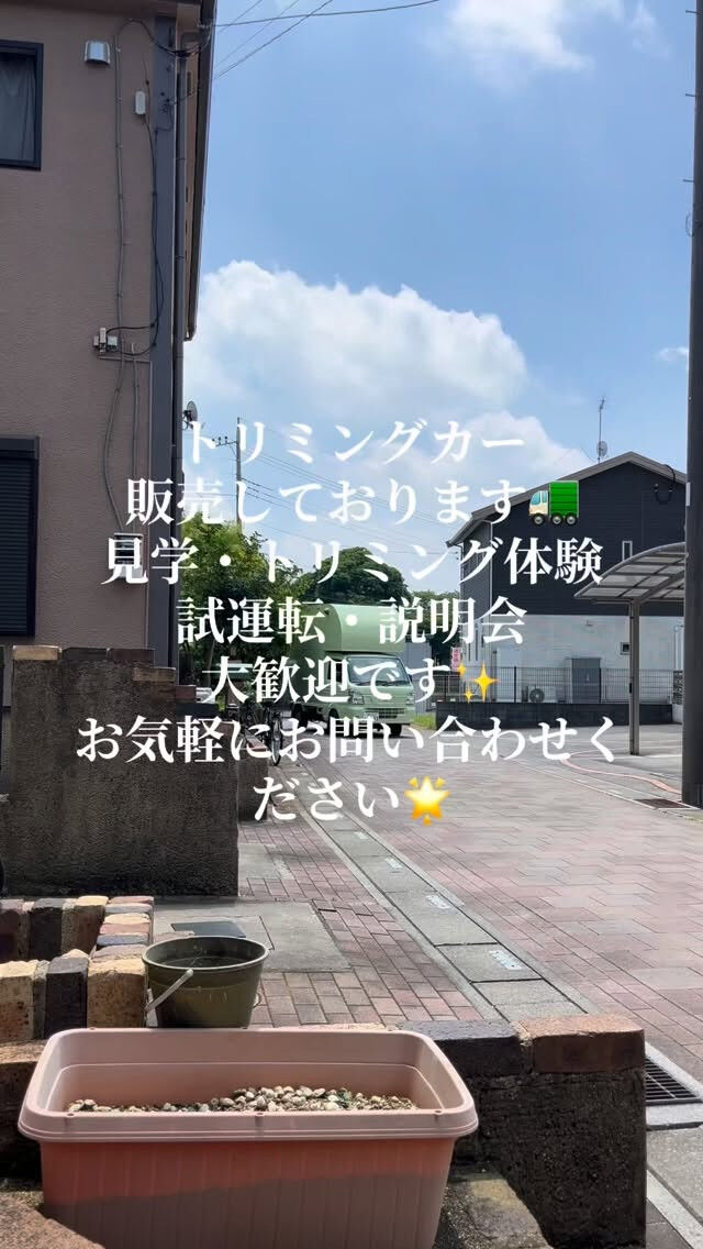 🚐✨ トリミングカー販売中！